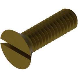 61215 Midwest #12-24 x 3/4" Slotted Head Machine Screw