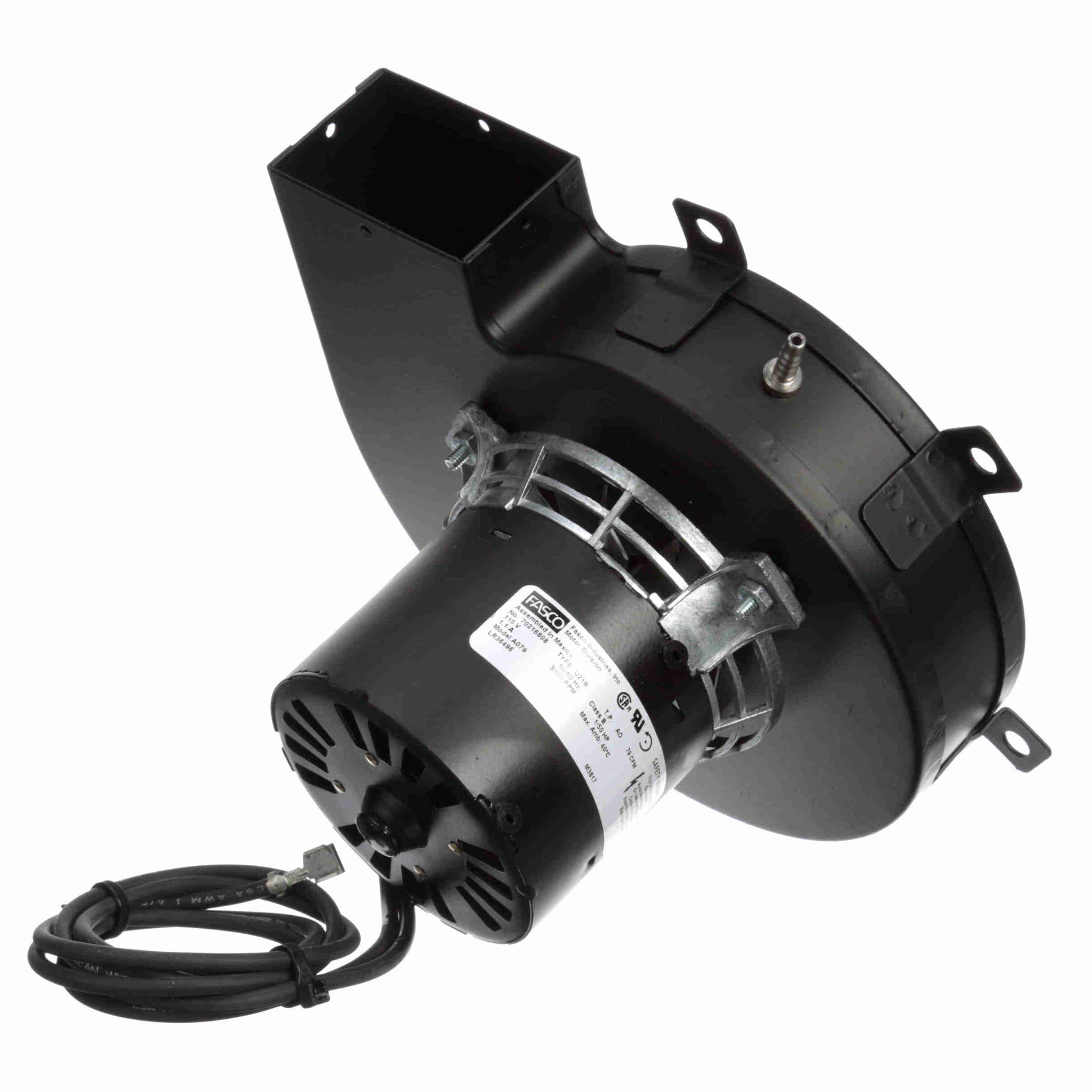 A079 Fasco 1/50HP Blower Electric Motor, 3000RPM