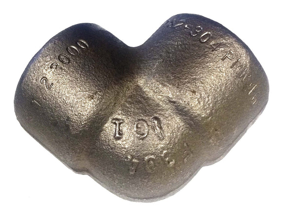 1/2" NPT Stainless Steel Elbow, 90 Degree