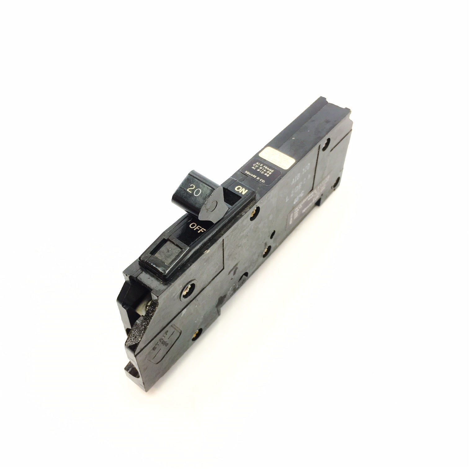 A1B120 Square D Circuit Breaker, 1 Pole 20 Amp 240V
