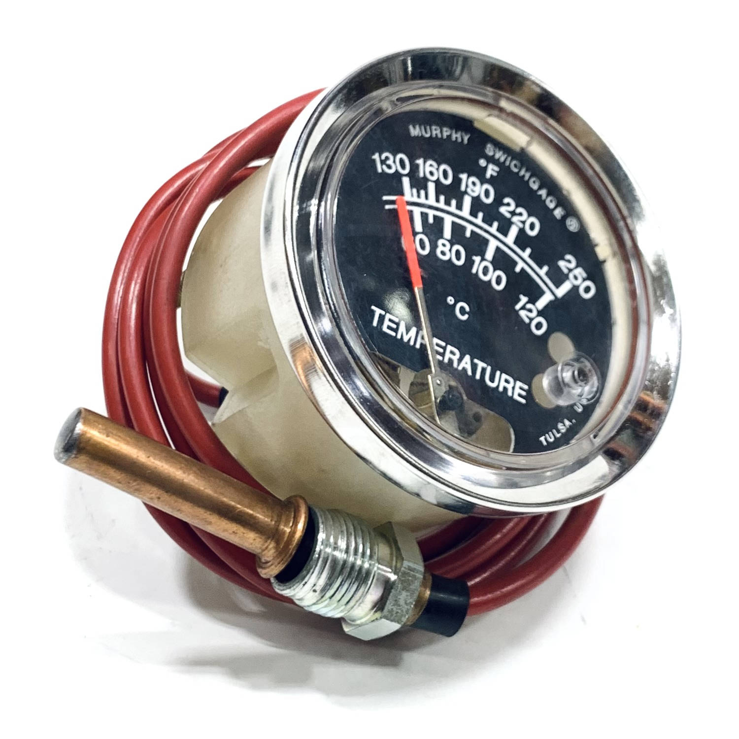 A25TG-250-4-1/2 Murphy Temperature Gauge, 130-250F