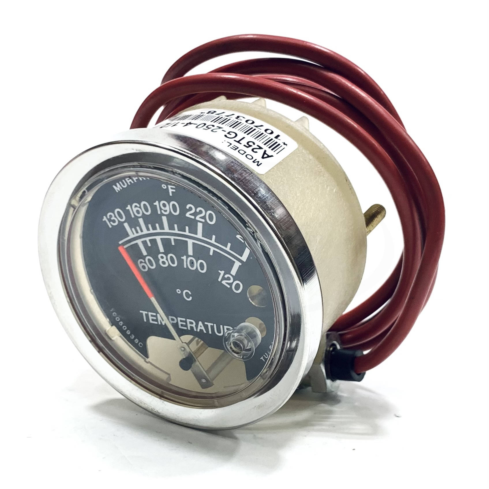 A25TG-250-4-1/2 Murphy Temperature Gauge, 130-250F
