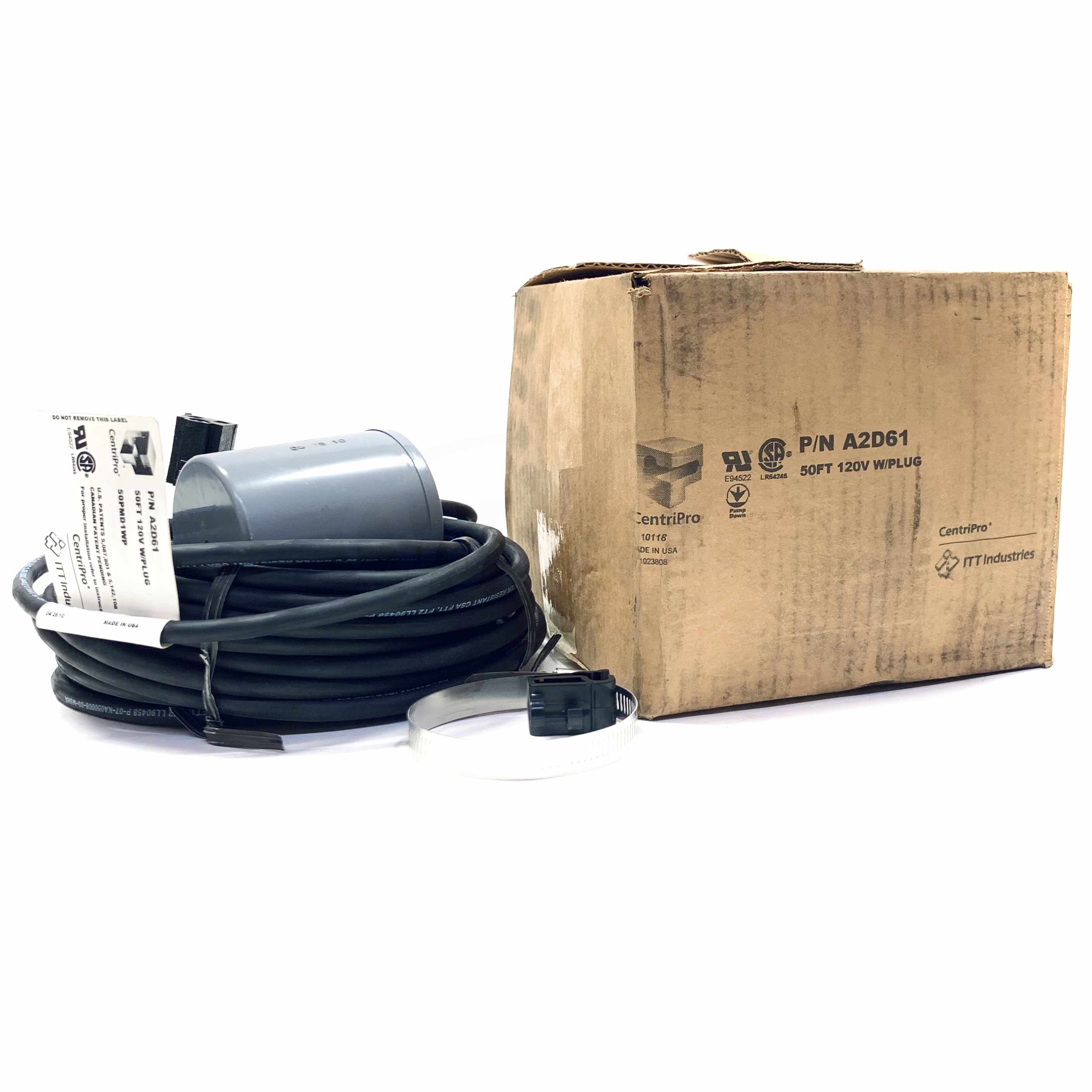 A2D61 Goulds CentriPro Switch 50ft 120V, With Plug