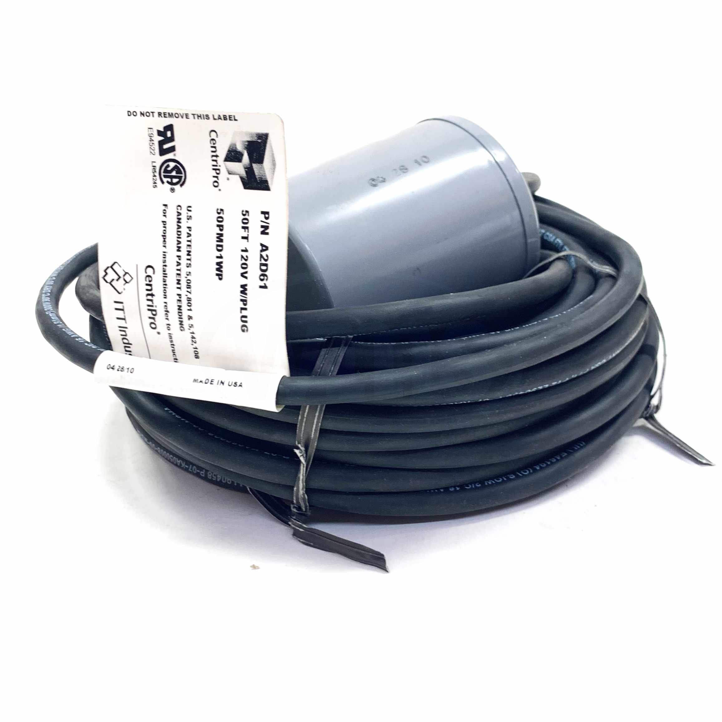 A2D61 Goulds CentriPro Switch 50ft 120V, With Plug - 0