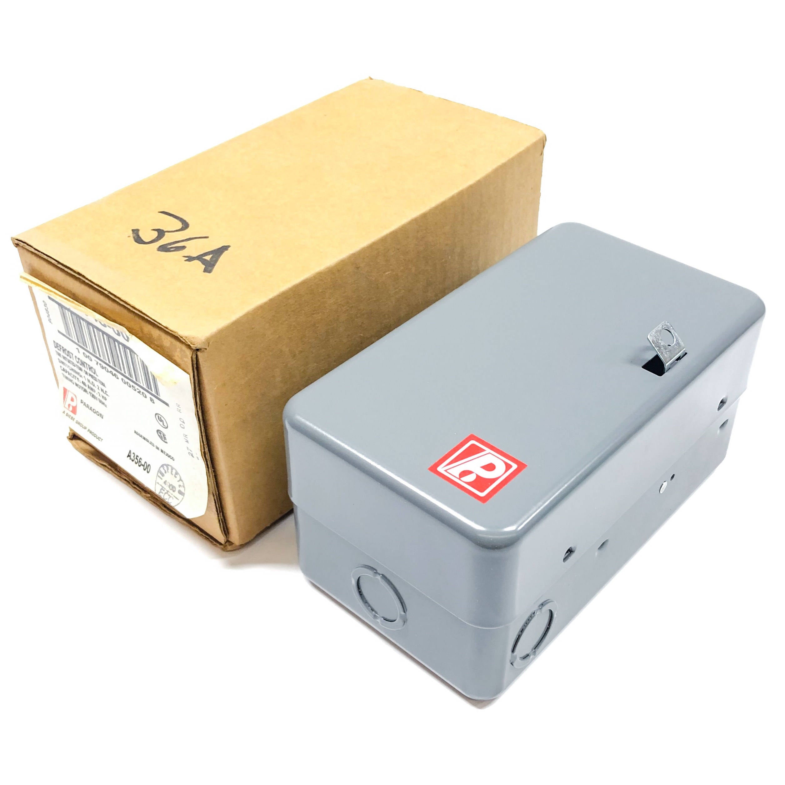 A356-00 Paragon Defrost Timer Control, Switching: 1 N.O. 2 N.C., 40 Amp. 2 HP