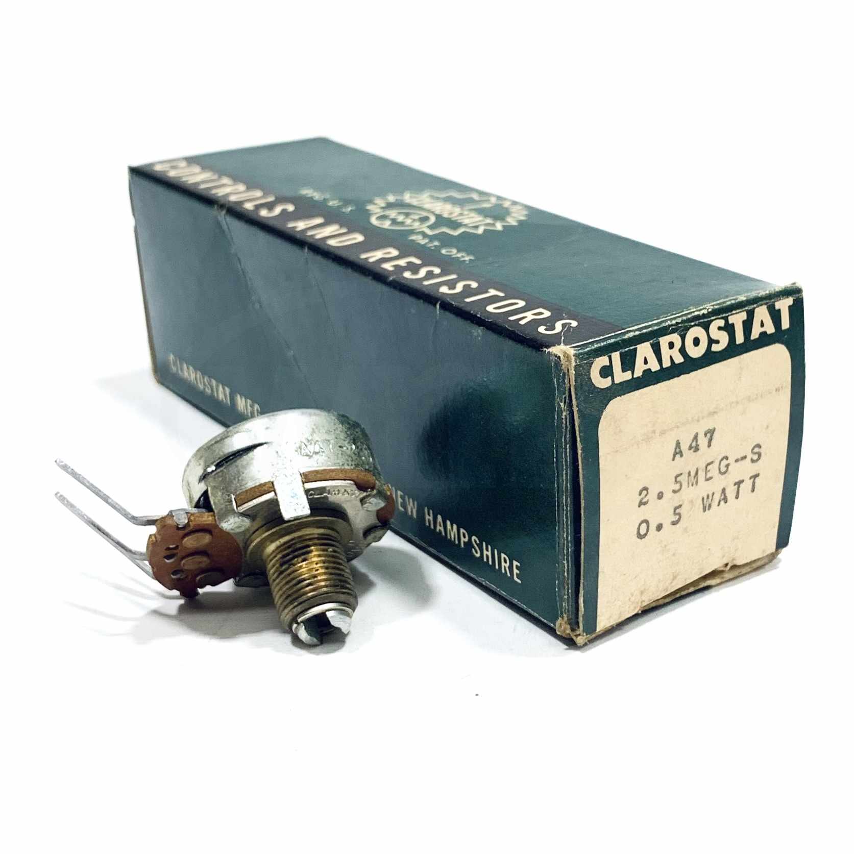 2.5MEG-S Clarostat Potentiometer 0.5 Watt