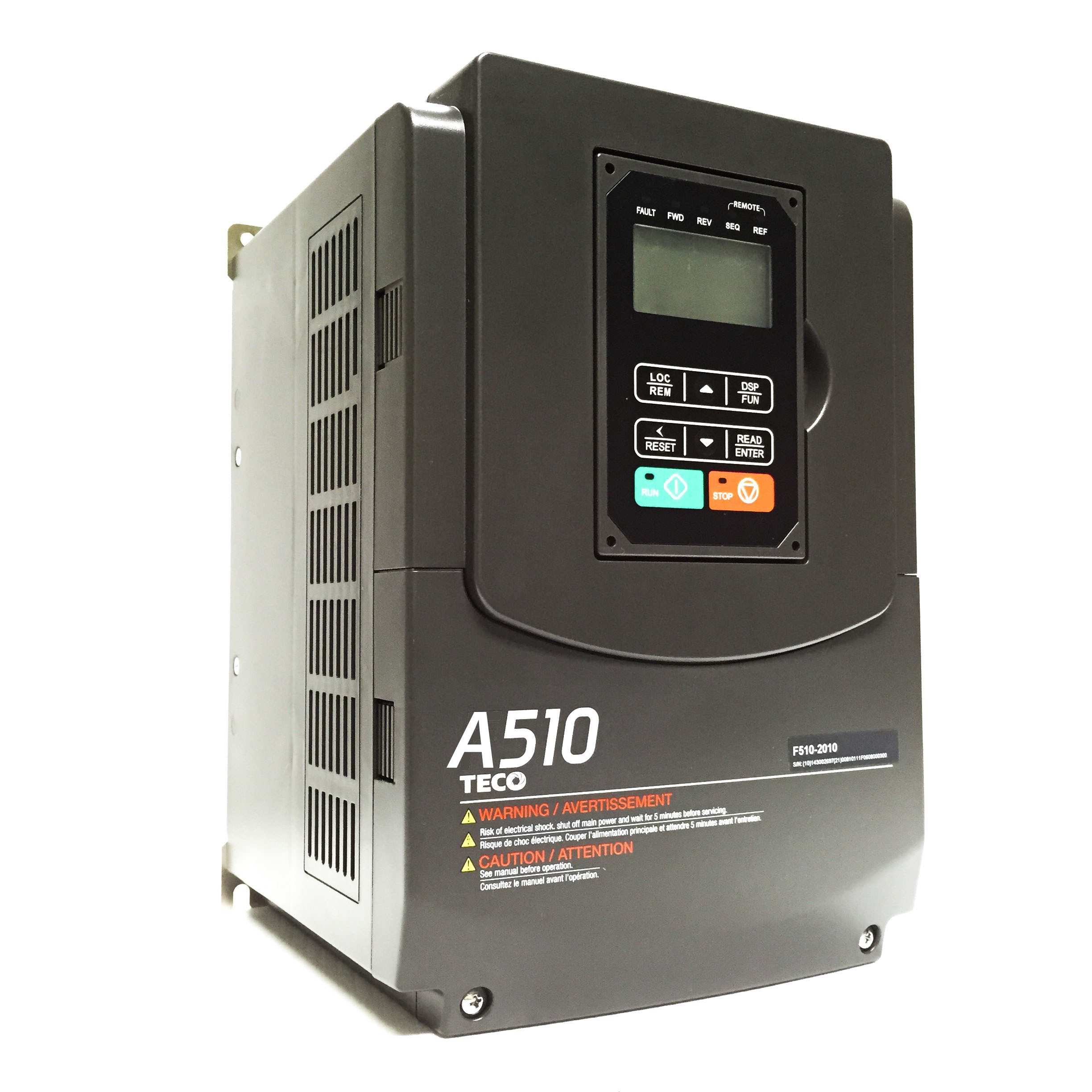 A510-4015-C3-UE Teco-Westinghouse 15HP Heavy Duty AC Drive, 460VAC