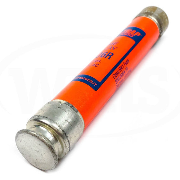 A6D6R Amp-Trap/Gould Shawmut Fuse, 6 Amp, 600 VAC, Class RK1, IR 300kA