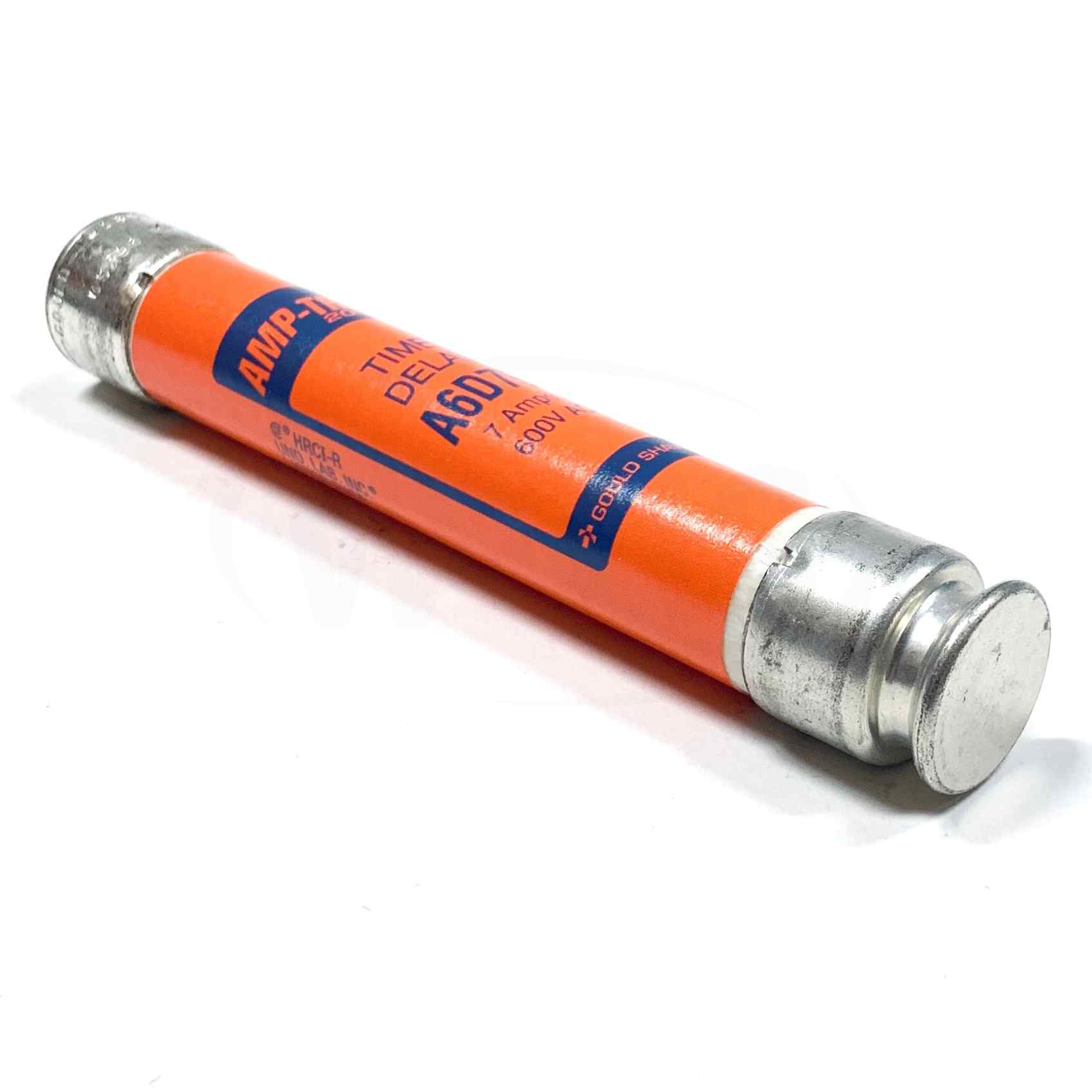 A6D7R Gould Shawmut Time Delay Fuse, 7 Amps, 600V AC Amp-Trap 2000