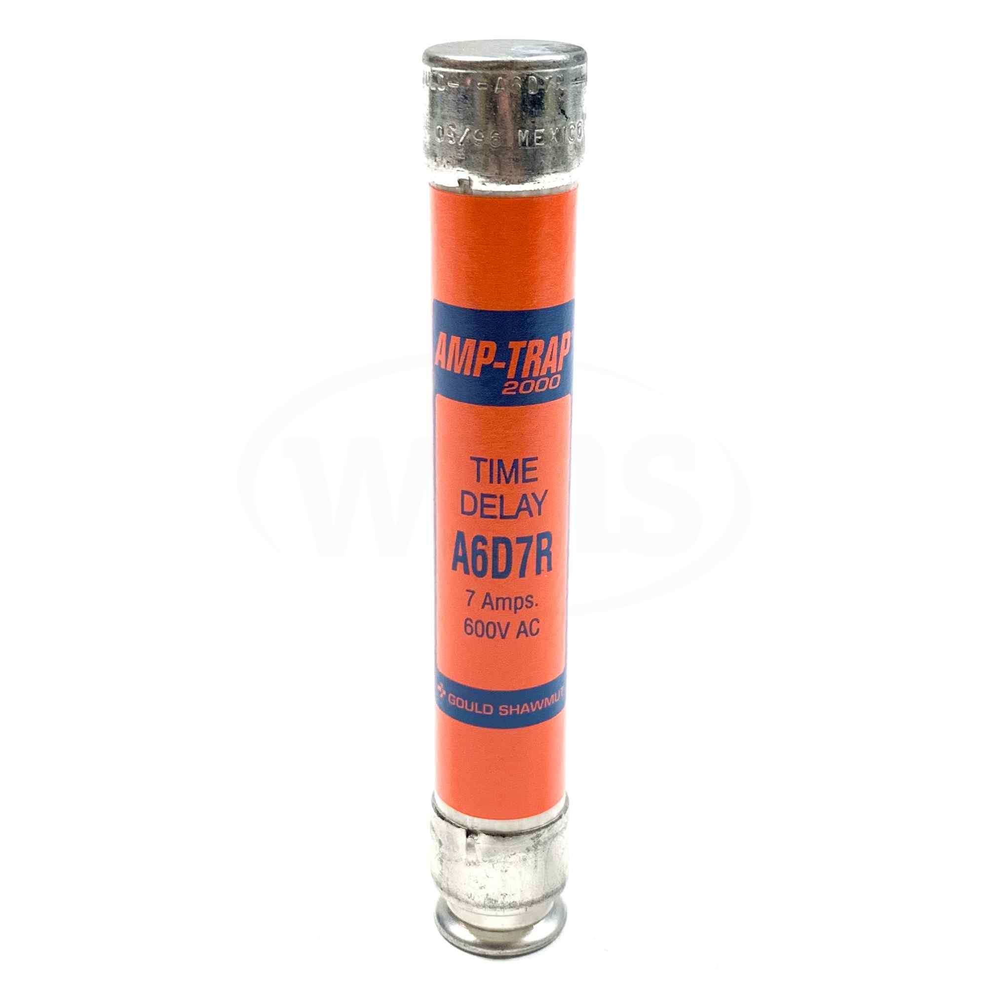 A6D7R Gould Shawmut Time Delay Fuse, 7 Amps, 600V AC Amp-Trap 2000
