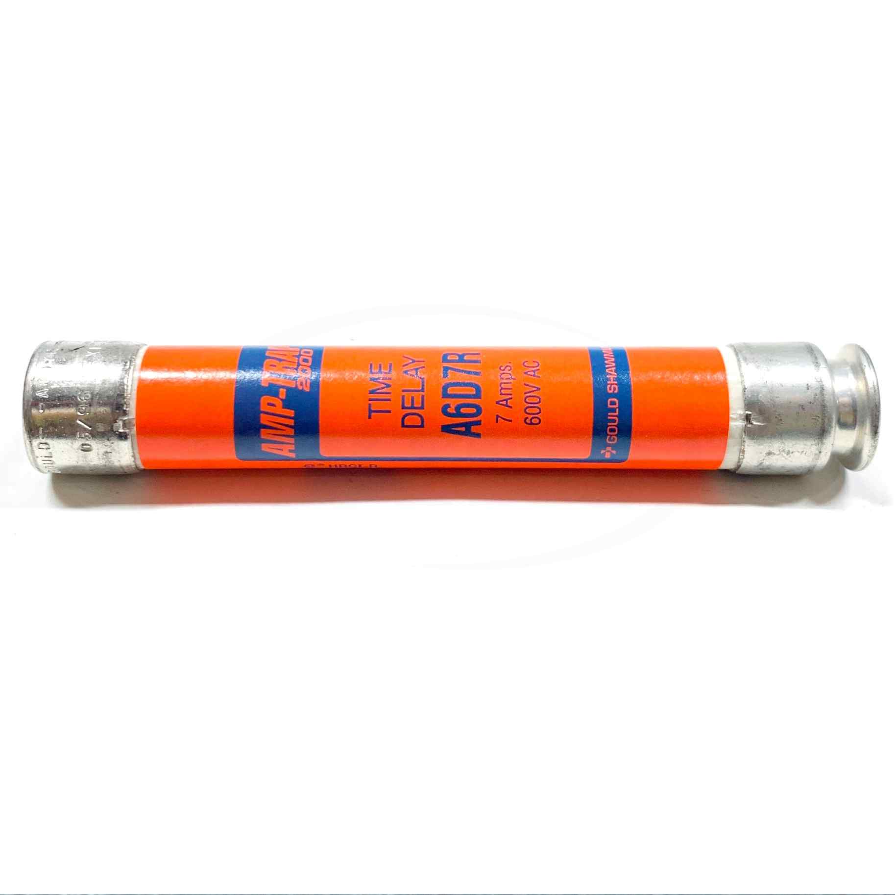 A6D7R Gould Shawmut Time Delay Fuse, 7 Amps, 600V AC Amp-Trap 2000