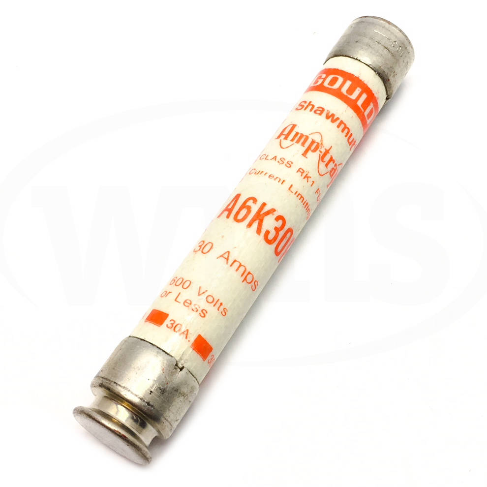 A6K30R Shawmut Amp-Trap Fuse, 30 Amp 600VAC - 0