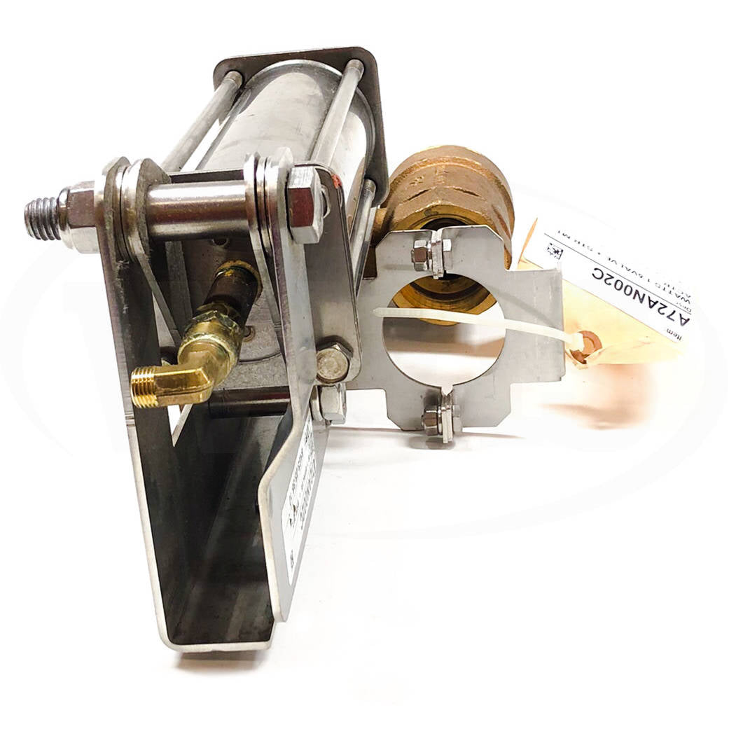 A72AN002C Milnor 1.5" NPT Brass Valve and STR MT Actuator