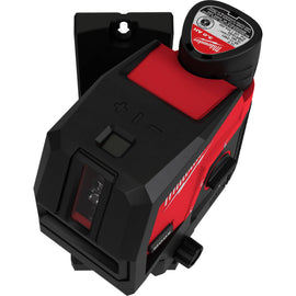 3622-21 Milwaukee M12 Green Cross Line & Plumb Points Laser Kit