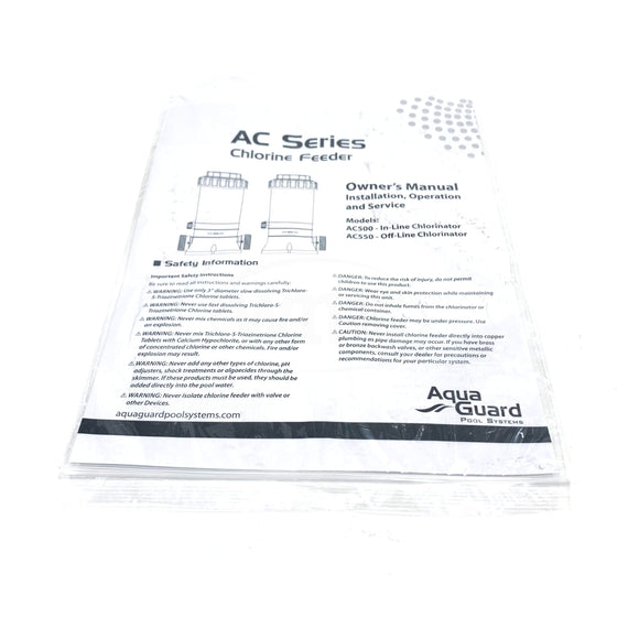 AC550 Aqua Gaurd Chlorinator Off-Line Chlorine Feeder