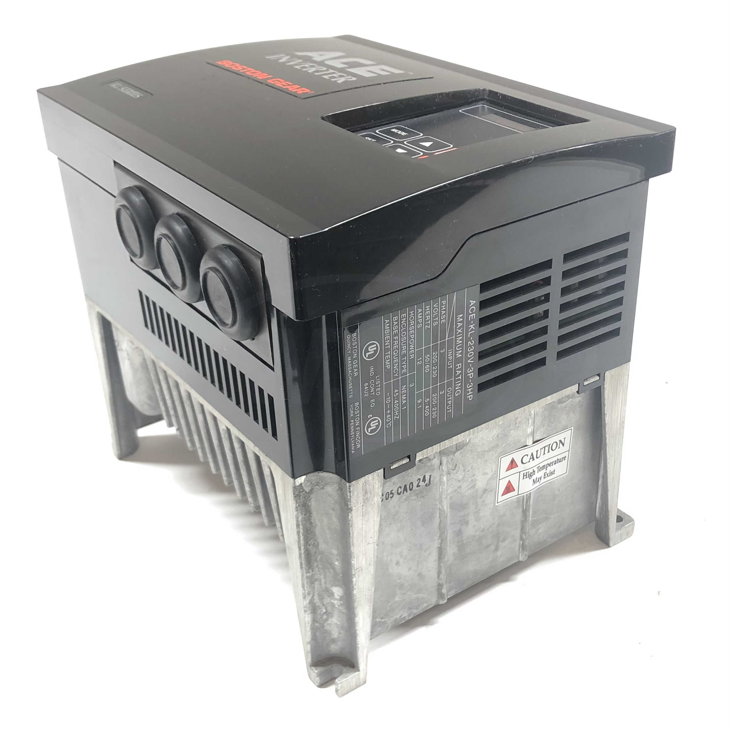 ACEKL-230V-3P-3HP Boston Gear 3HP, 230VAC, 3 Phase, AC Motor Speed Control
