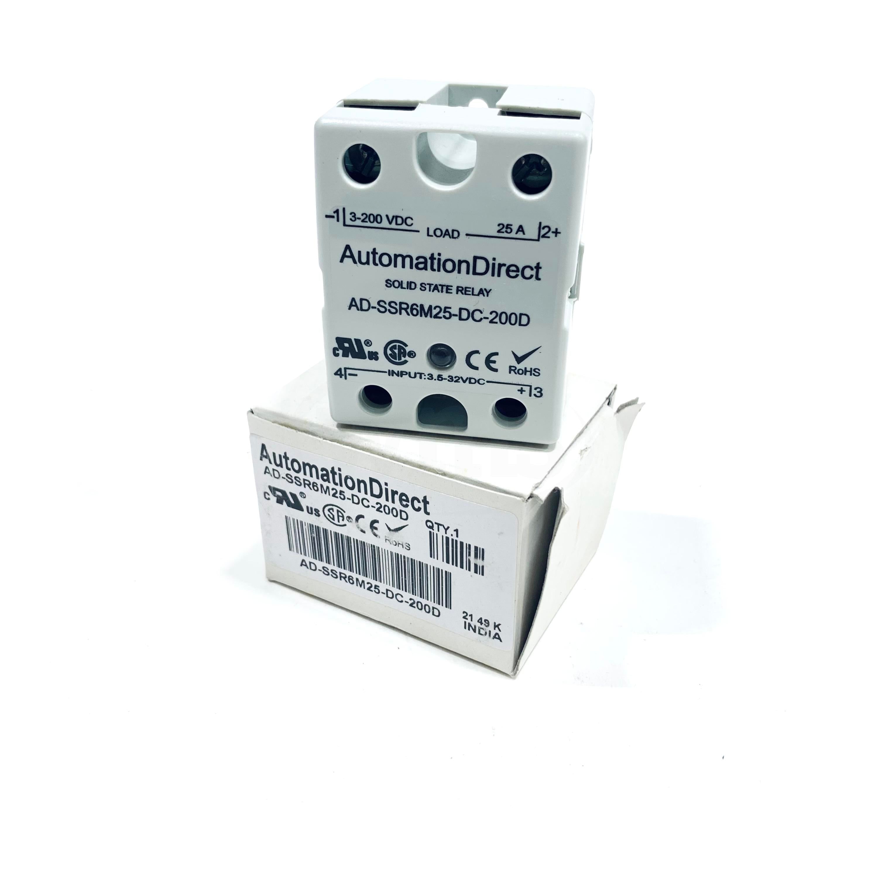 AD-SSR6M25-DC-200D Automation Direct Solid State Overload/Relay - 0