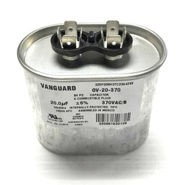 OV-20-370 Vanguard Run Capacitor, 370 Vac, 20 ?F