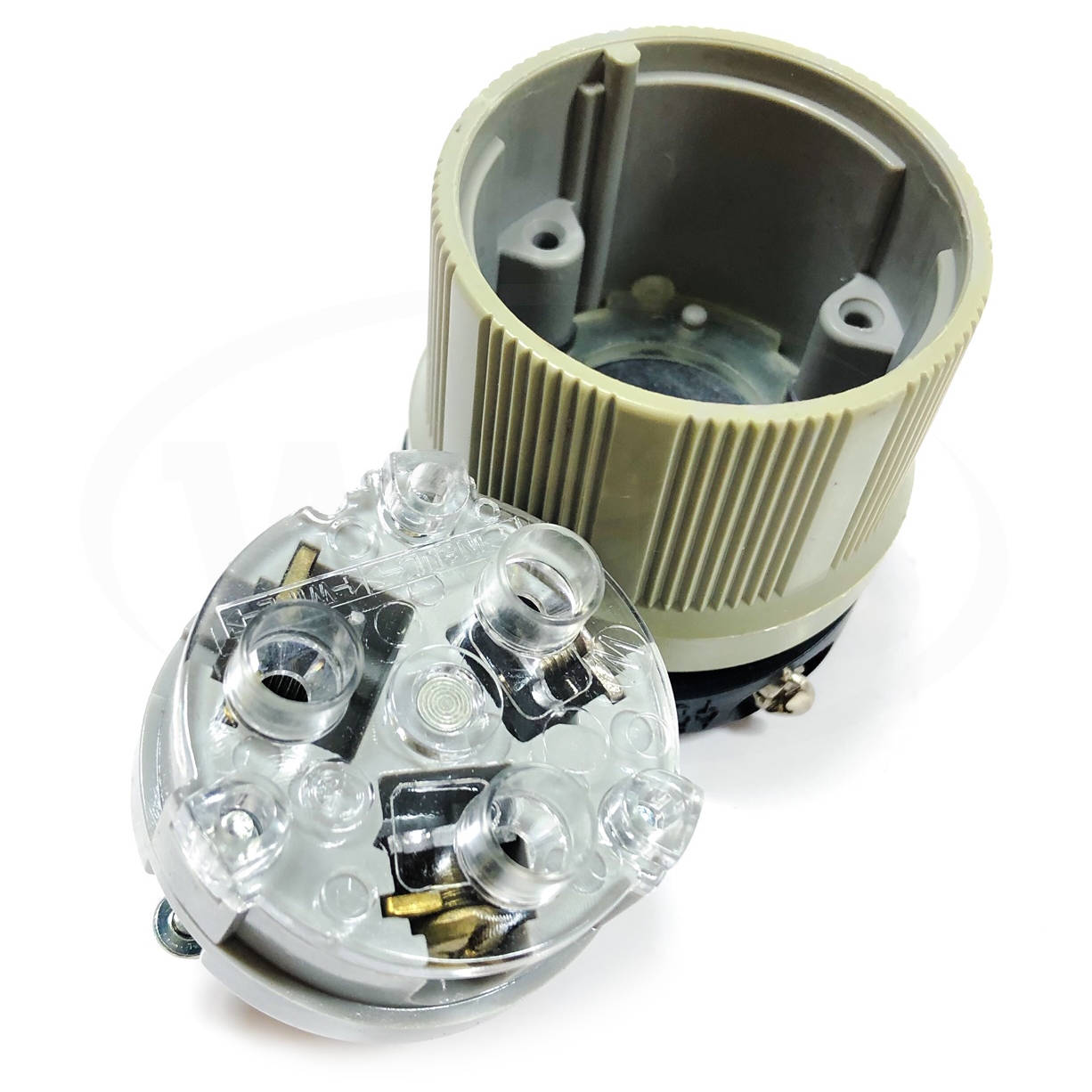 AH6202 Arrow Hart Locking Plug, 20A, 125V, 2-Pole, 3-Wire GRD, Nema: L5-20