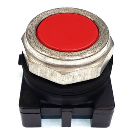 CSW30-BF1 WEG 30MM Aluminum Flush Pushbutton, Red