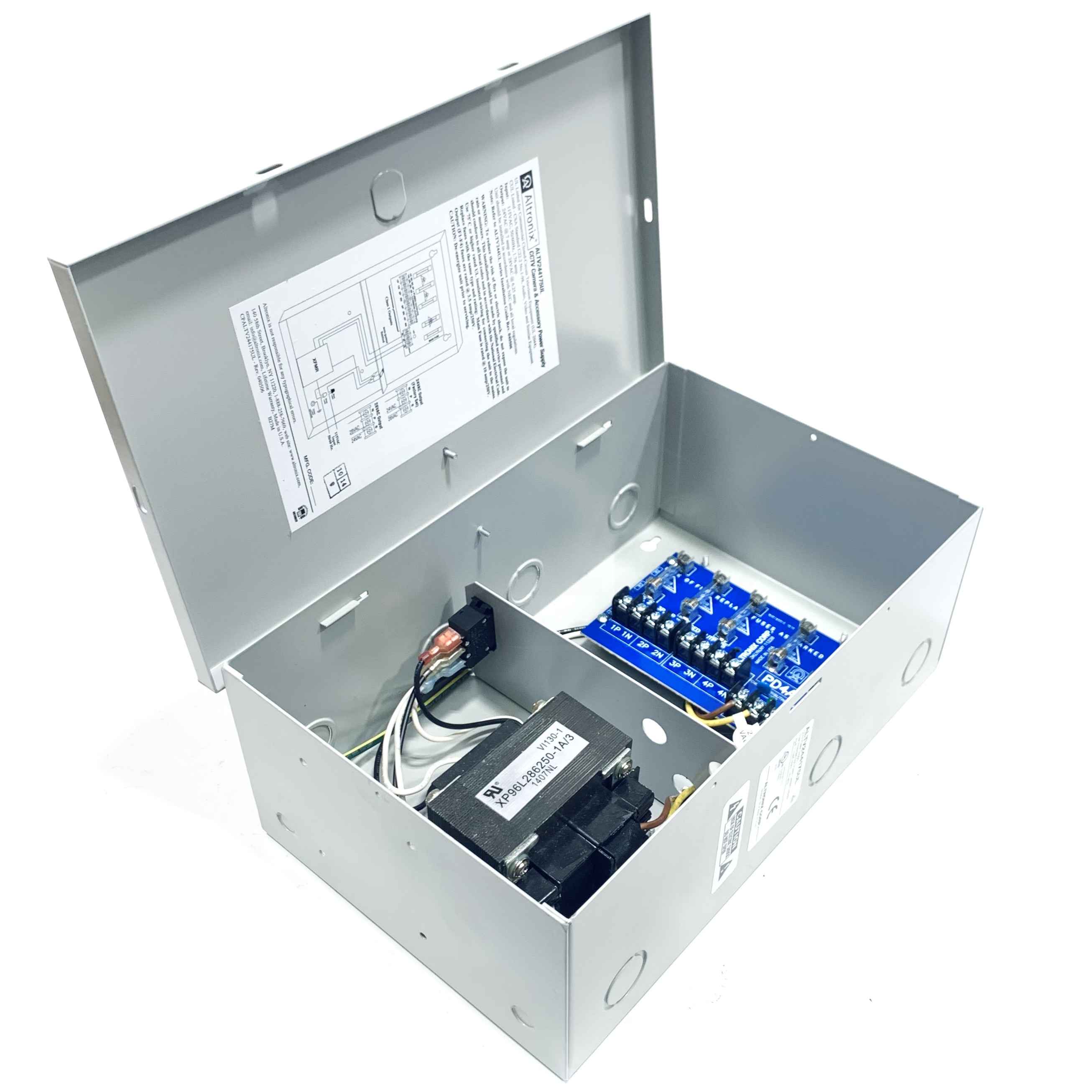 ALTV244175UL Altronix CCTV Power Supply, 24VAC @ 7 Amp or 28VAC @ 6.25Amp