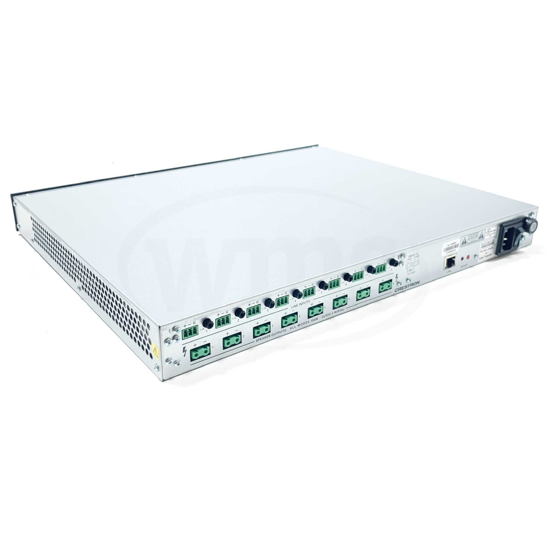 AMP-8150 Crestron 8-Channel Power Amplifier, 150W 4/8 Ohm or 70V, 100-120V