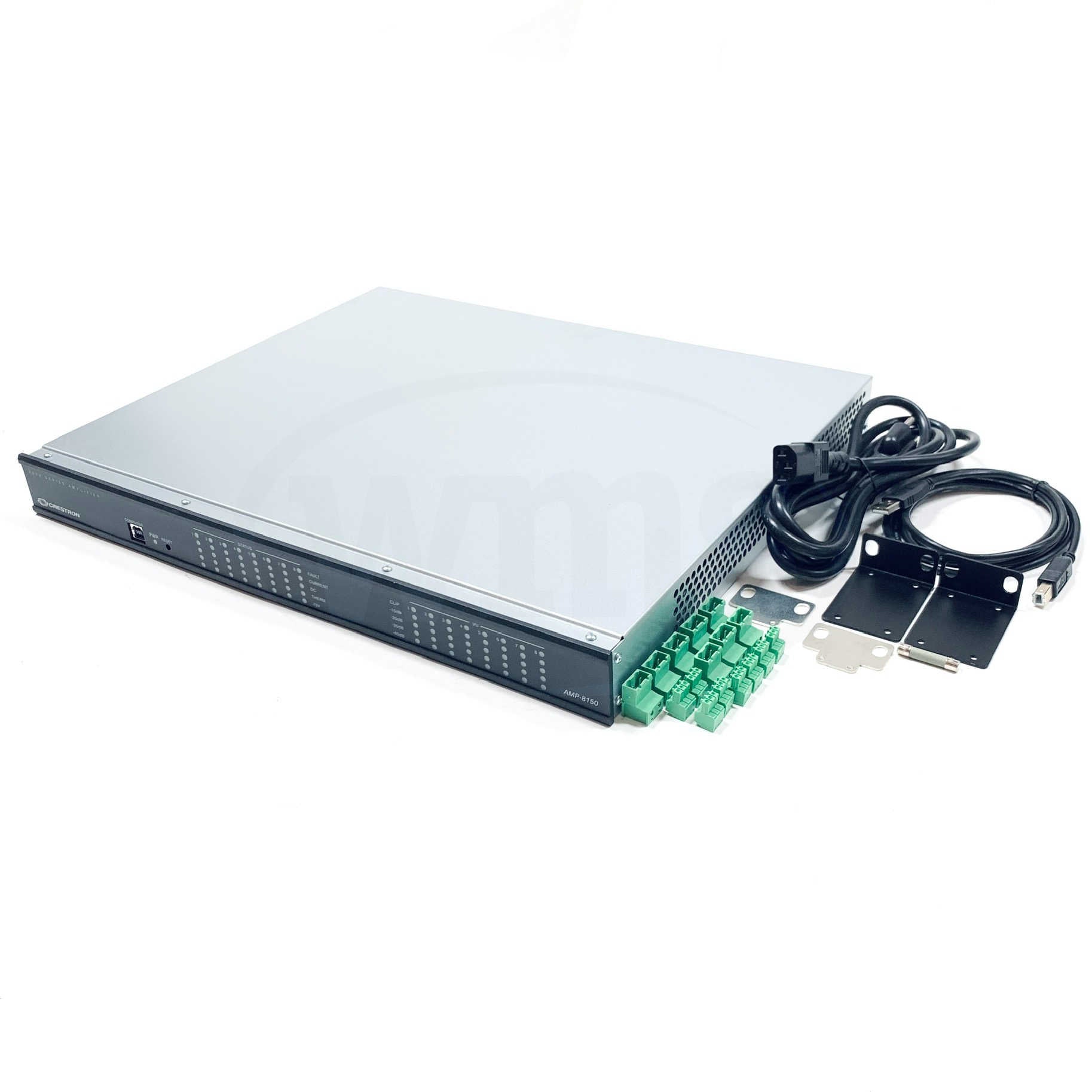AMP-8150 Crestron 8-Channel Power Amplifier, 150W 4/8 Ohm or 70V, 100-120V