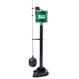 PED50 Ashland 1/2HP Thermoplastic Pedestal Sump Pump, 115VAC Single Phase