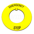 APE30-03 WEG Emergency Stop Plate (30mm)-1