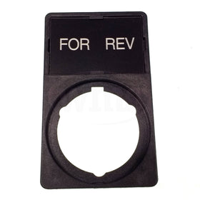 APP30-20 WEG "FOR/REV" Legend Plate & Holder - 0