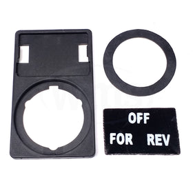 APP30-30 WEG "FOR/OFF/REV" Legend Plate & Holder