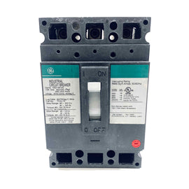 TED136125 GE Industrial Circuit Breaker, 125Amp, 600VAC, 3-Pole