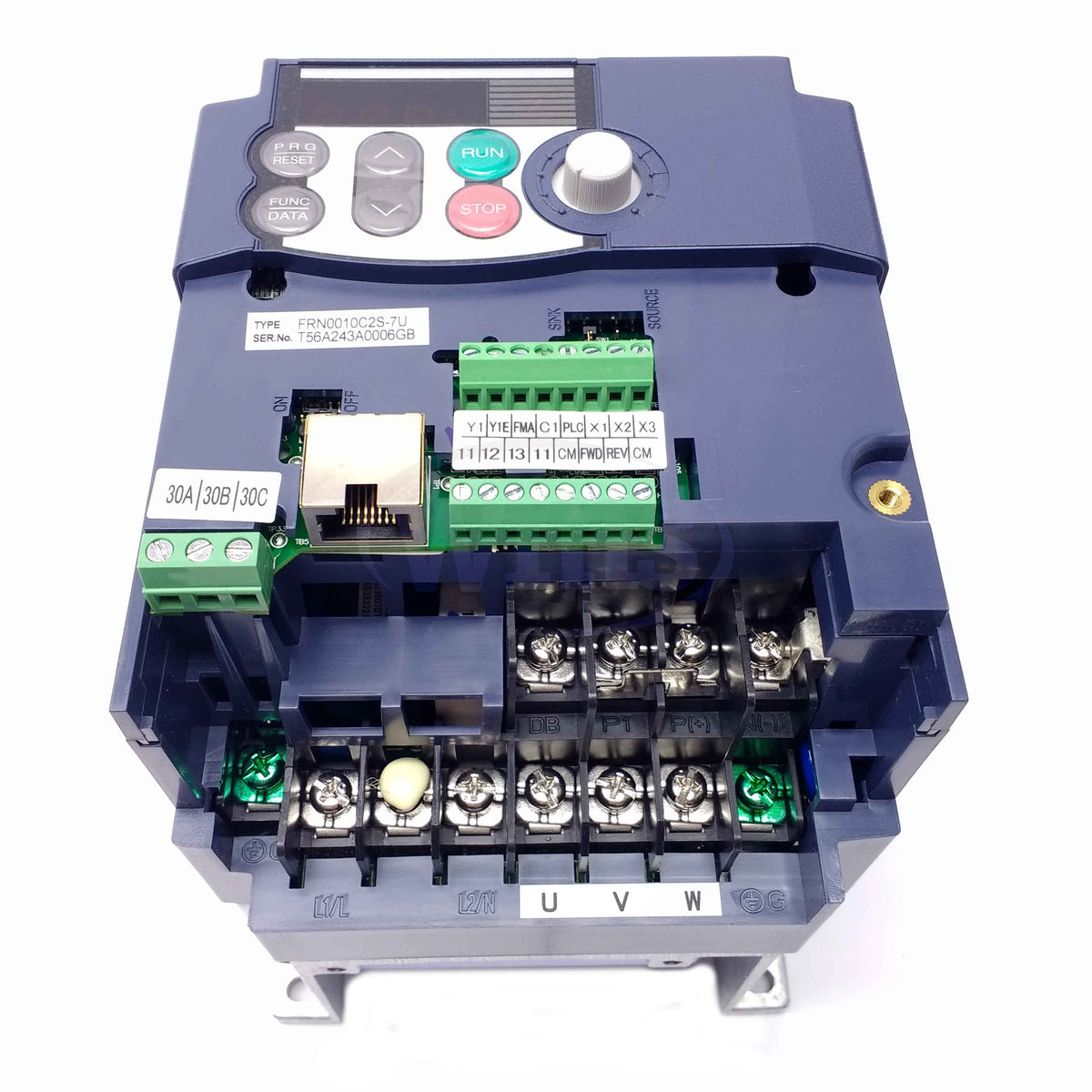 FRN0010C2S-7U 2 HP Fuji FRENIC-Mini C2 Compact Variable Frequency Driv ...