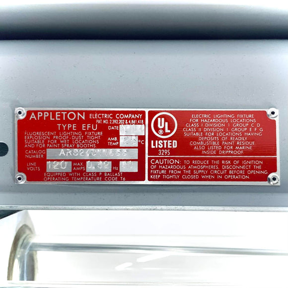 ARS240118SS Appleton 48 T12 Rapid Start