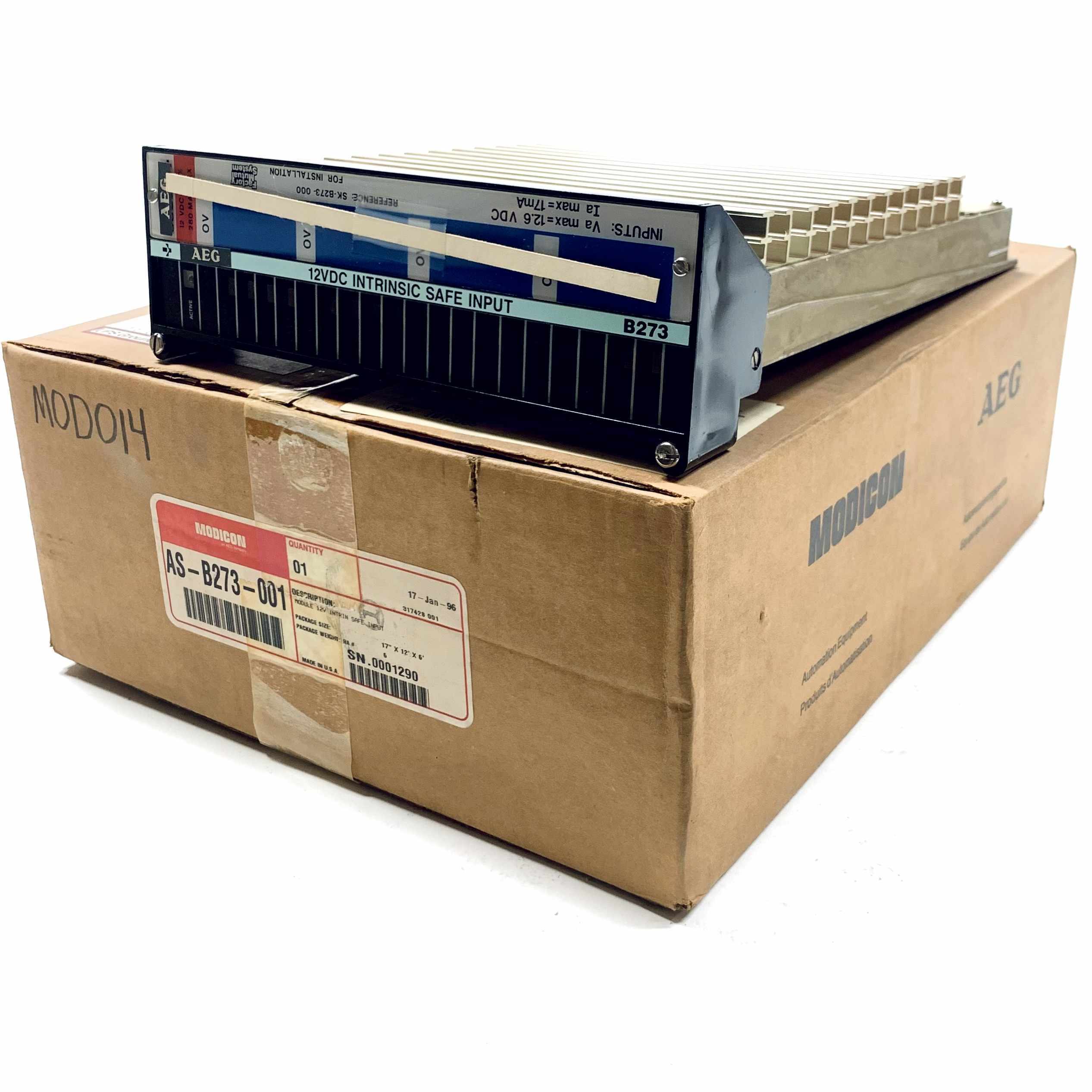 AS-B273-001 Modicon Module 12V Intrin Input