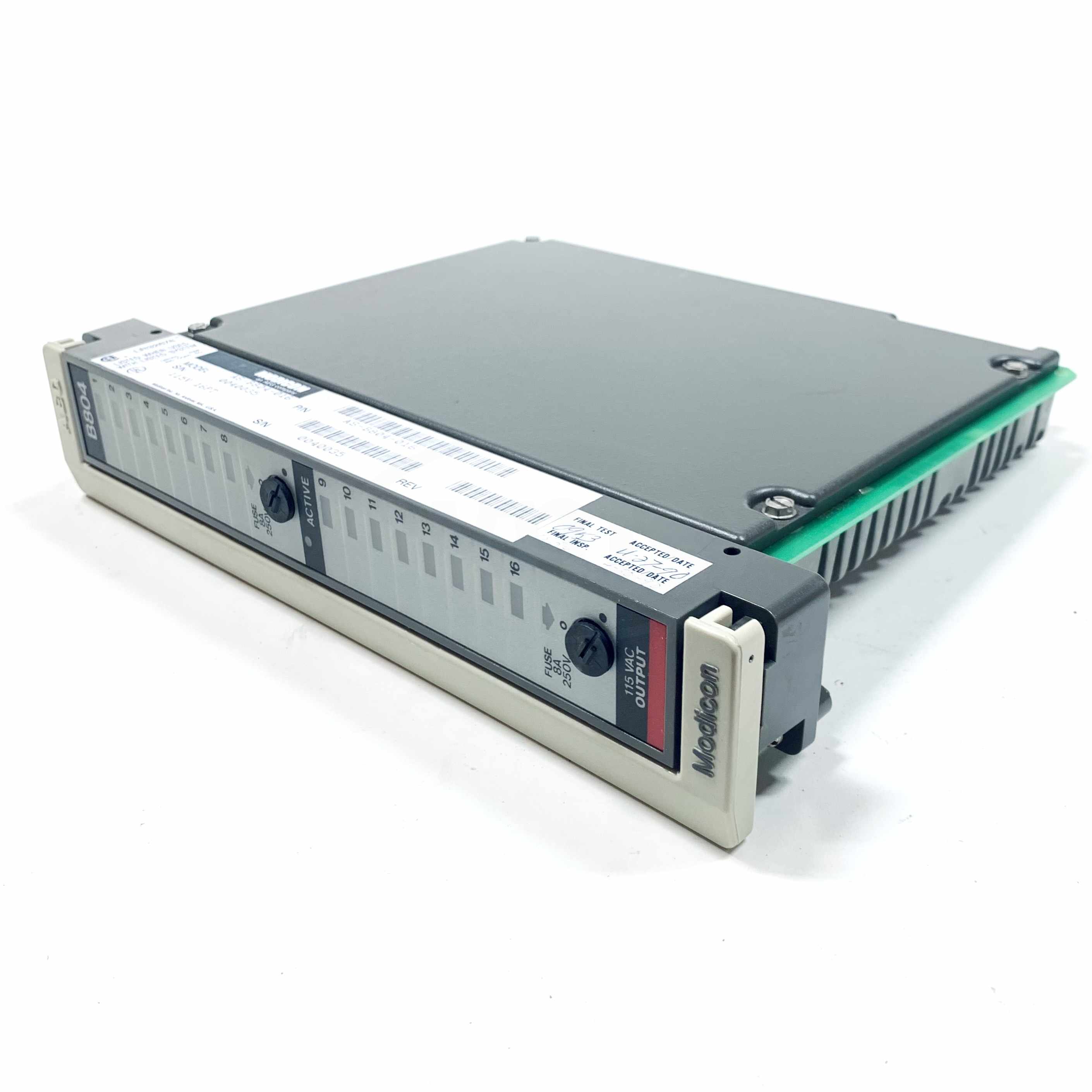 AS-B804-016 Modicon Output Module, 115VAC, 16 Outputs - 0
