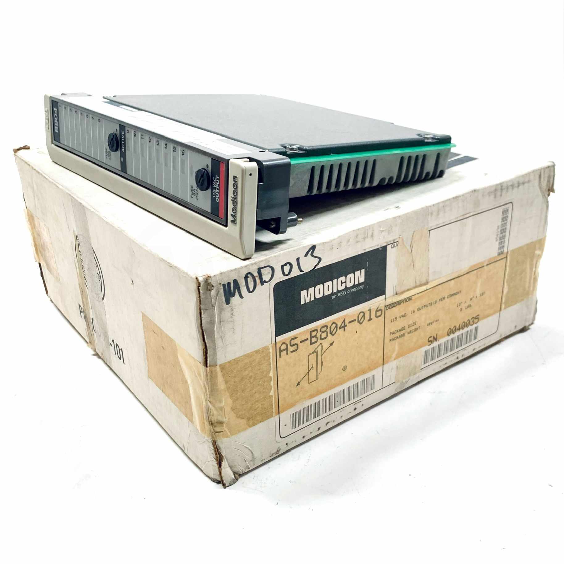 AS-B804-016 Modicon Output Module, 115VAC, 16 Outputs