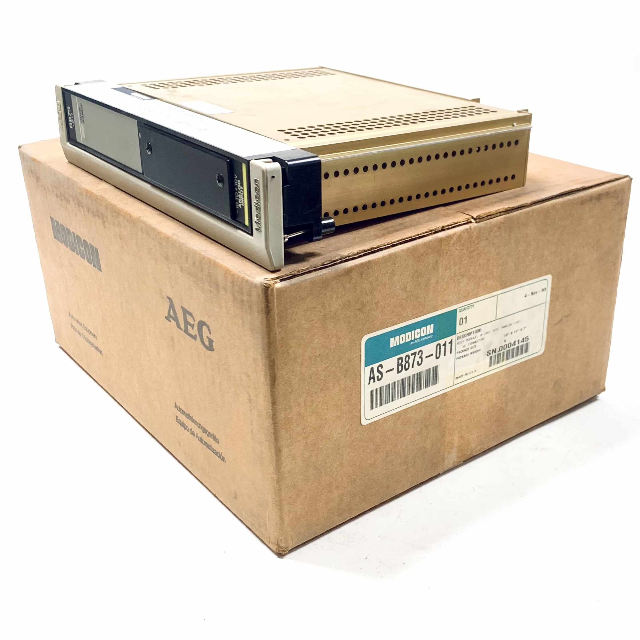 AS-B873-011 Modicon Analog Input Module, 0-10V, 4CH