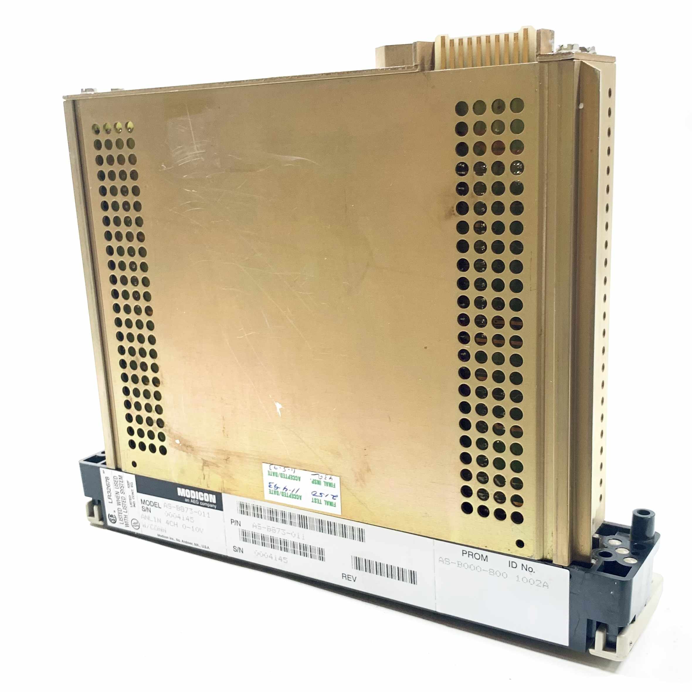 AS-B873-011 Modicon Analog Input Module, 0-10V, 4CH