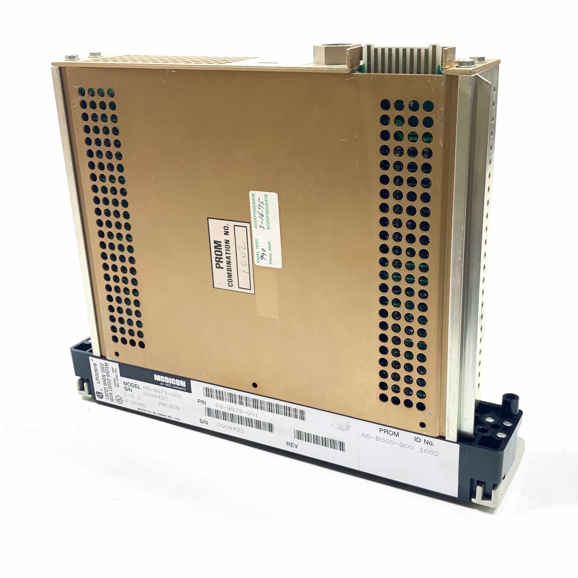 AS-B875-001 Modicon 8 Channel Analog Input Module
