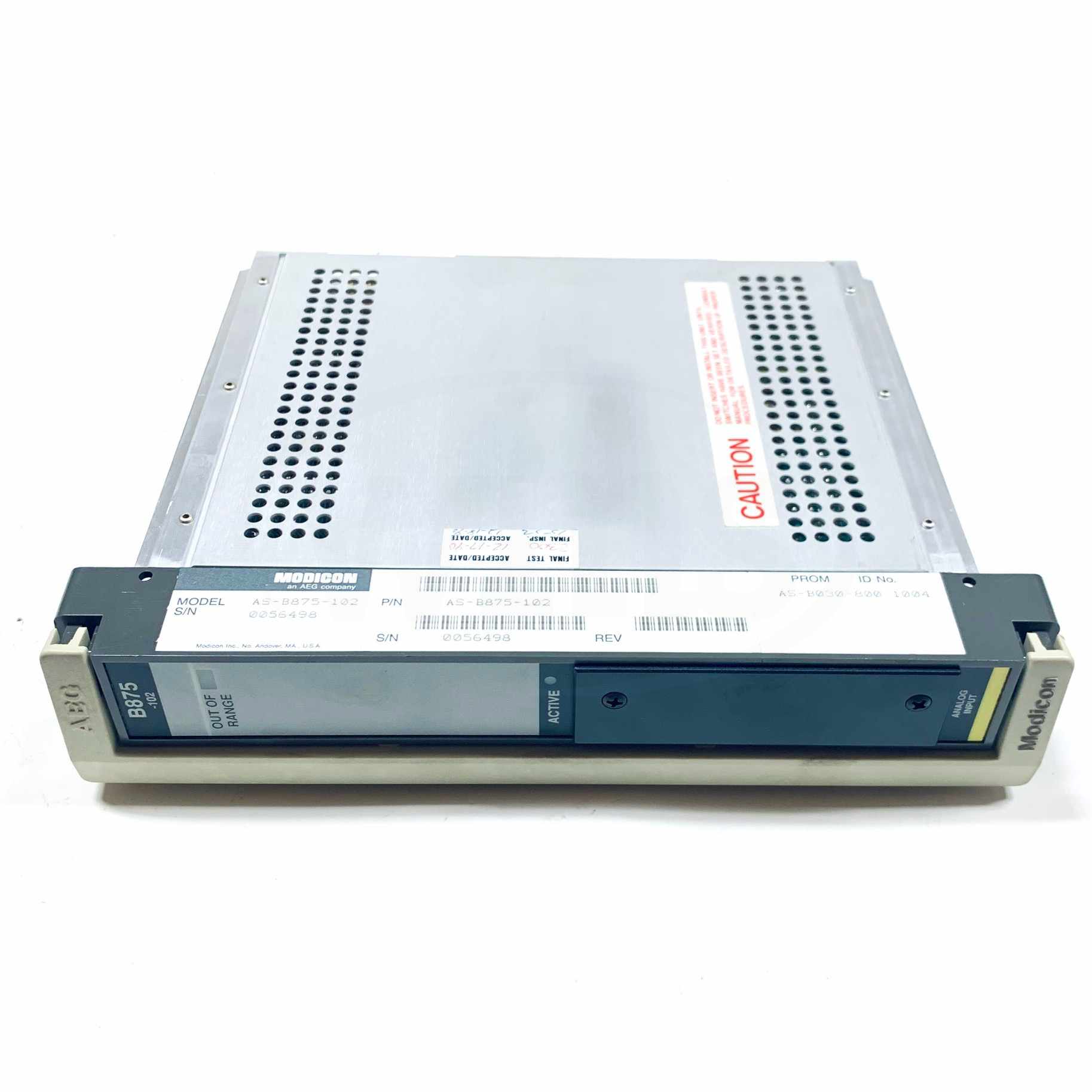 AS-B875-102 Modicon Analog Input Module
