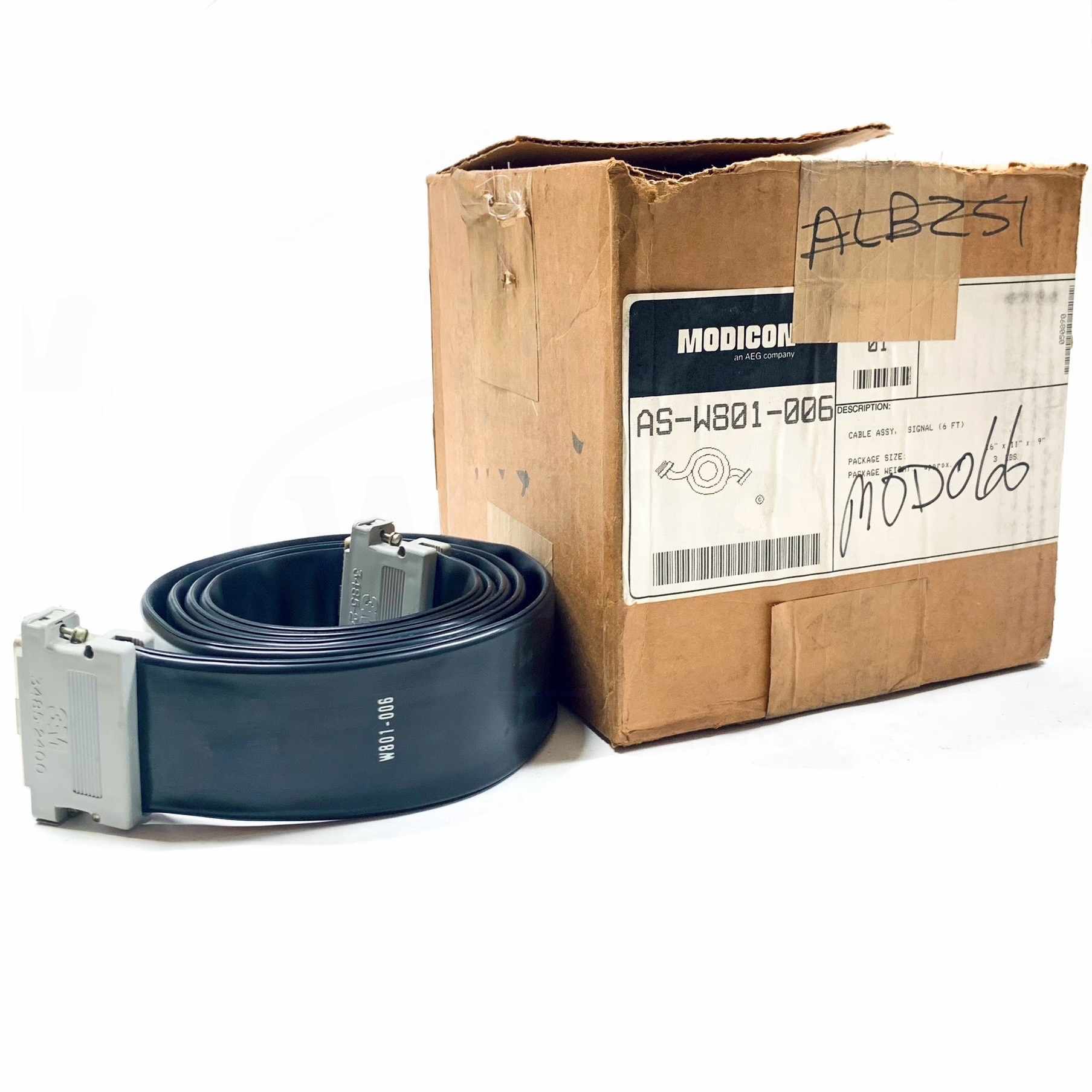 AS-W801-006 Modicon Cable Assembly 6ft