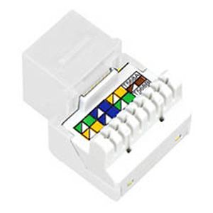 AT55-15 Allen Tel Cat 5e Jack, White