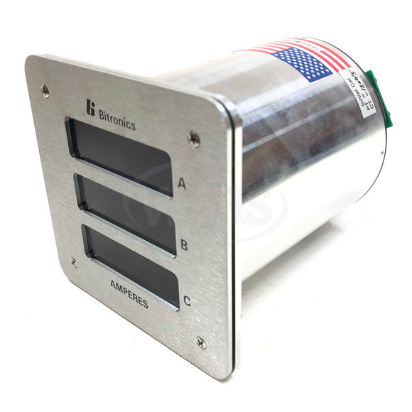 ATAIE102000100 Bitronics Amperes Panel Meter