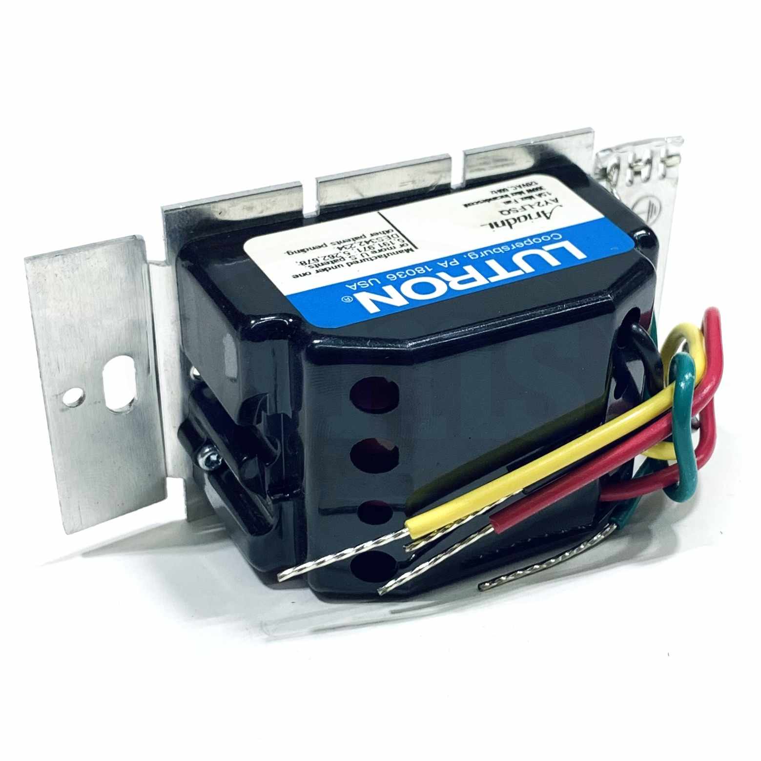 AY2-LFSQ-AL Lutron Ariadni Toggler Fan Control Switch Dimmer, 300W, 120V 60Hz - 0