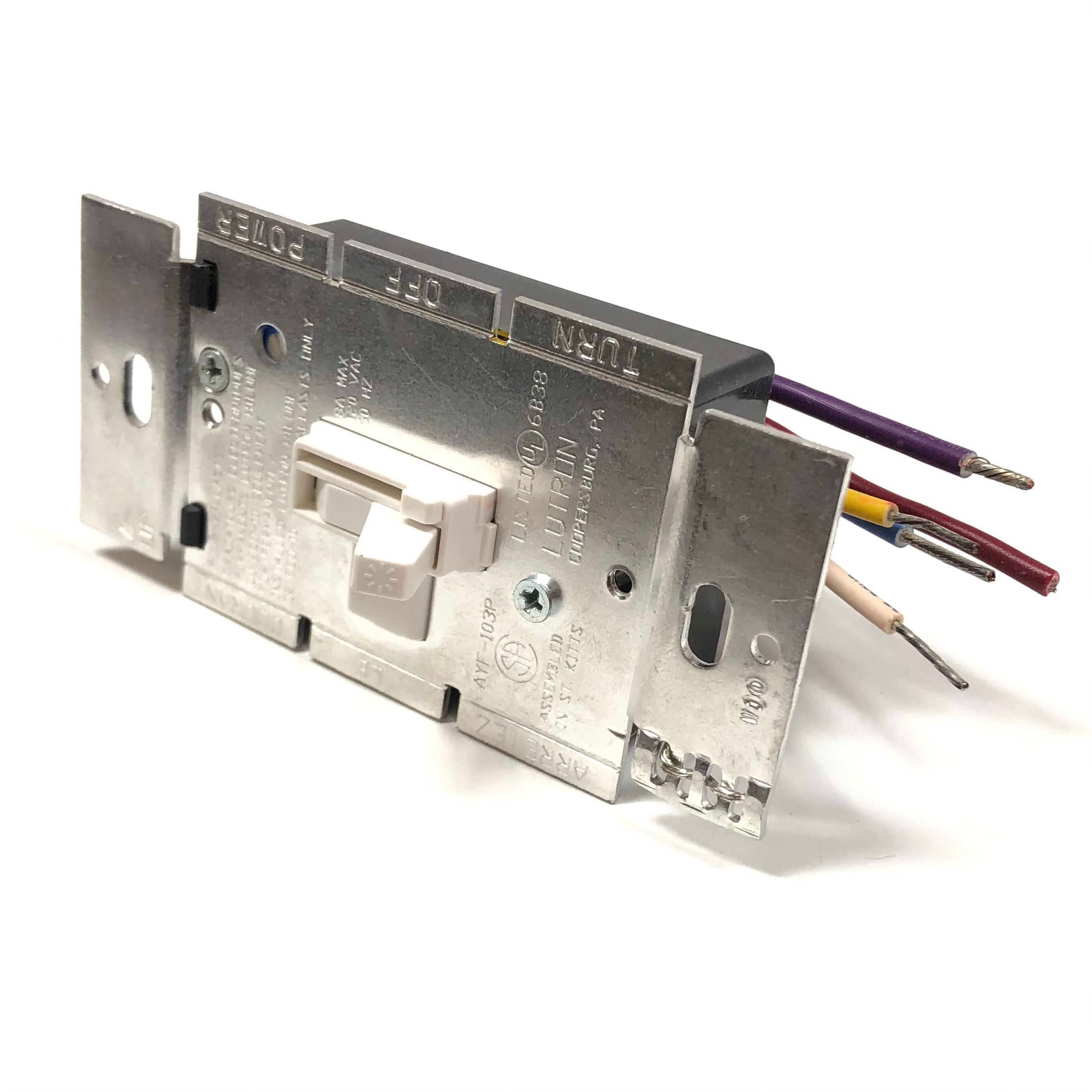 AYF-103P-WH Lutron A Single-Pole/3-Way Preset Dimmer - 0