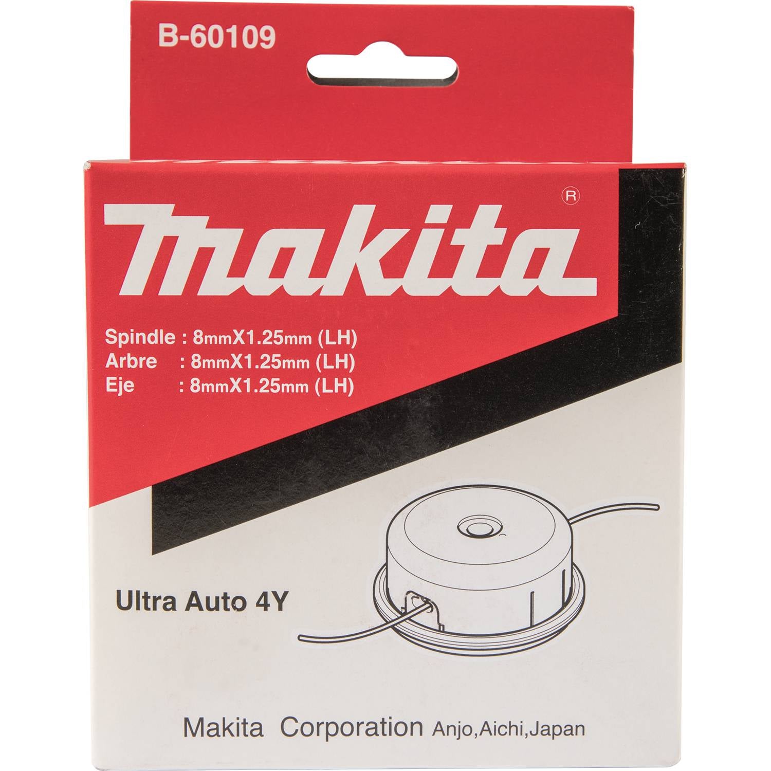 B-60109 Makita Bump & Auto Feed Trimmer Head, Universal LH - 0
