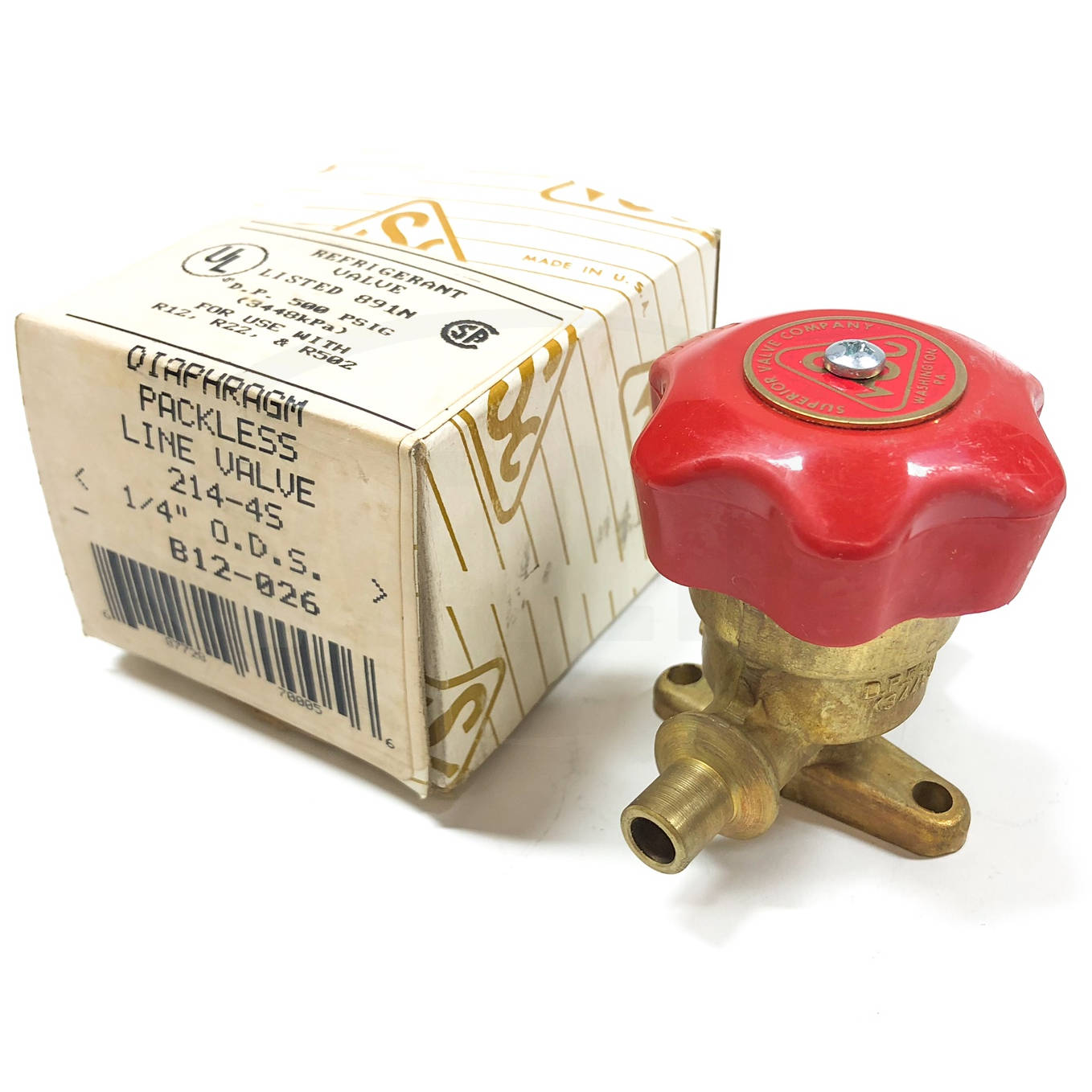 B12-026 1/4" Superior Line Valve