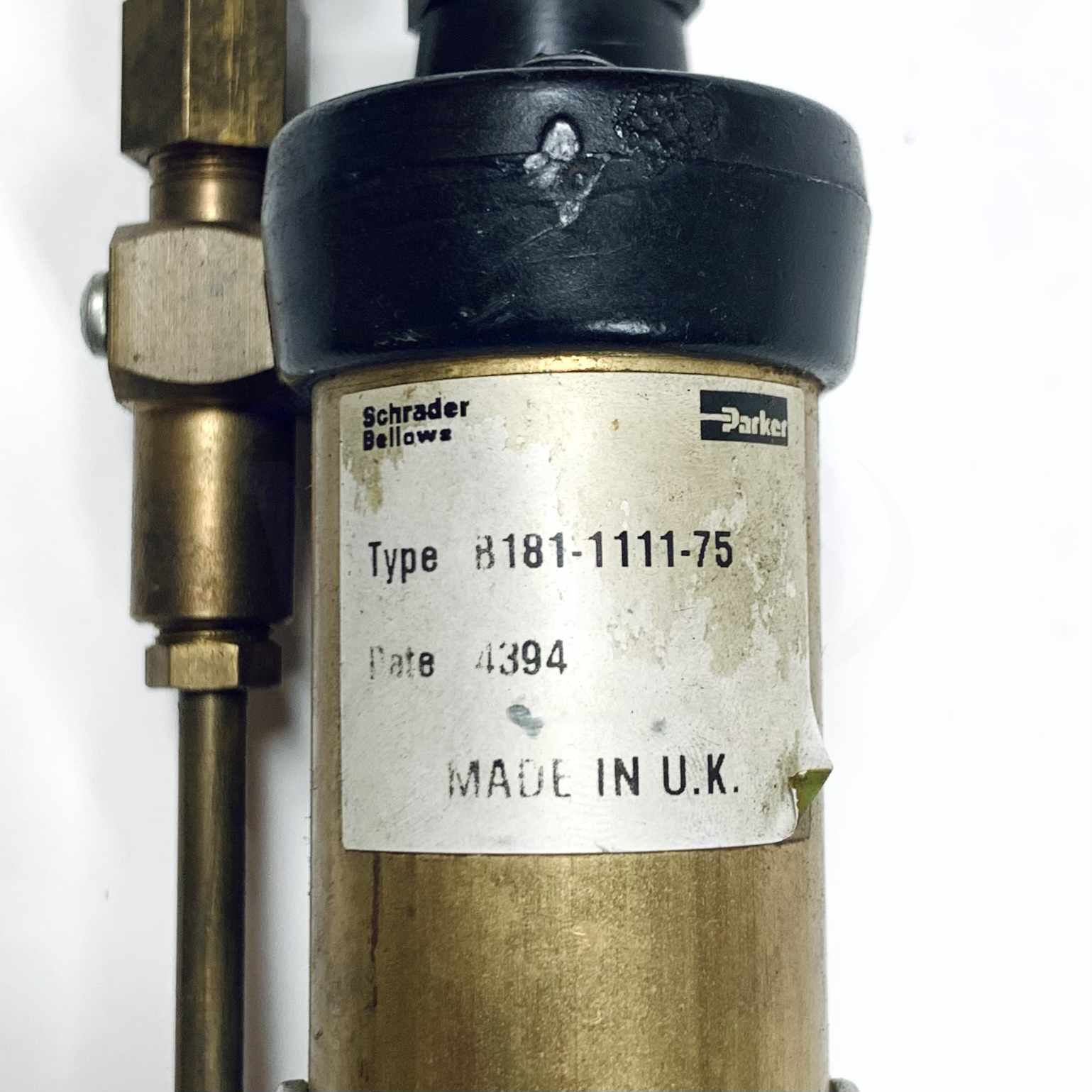 B181-1111-75 Schrader Bellows Parker Pneumatic Cylinder