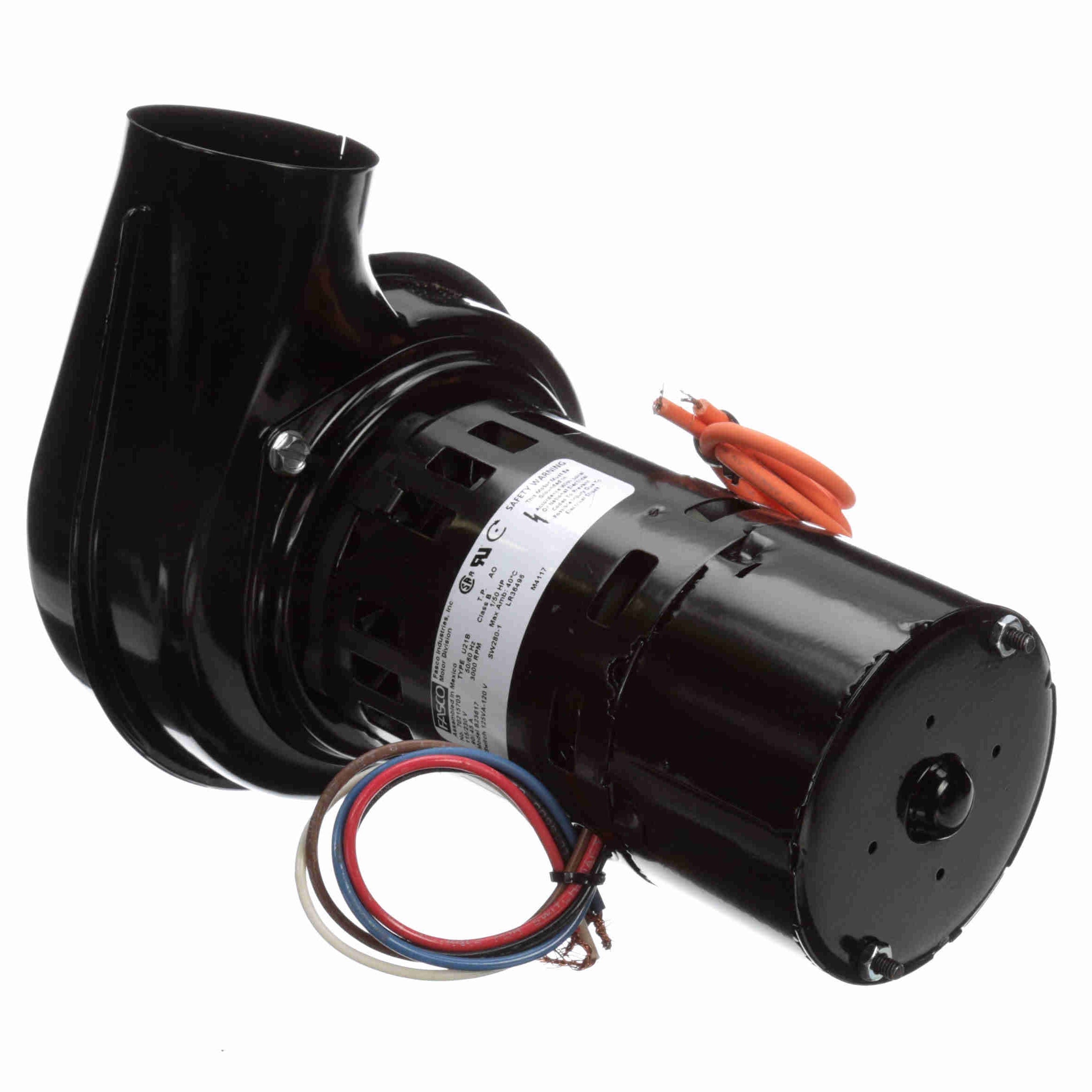 B23617 Fasco Draft Inducer Electric Motor, 3000RPM - 0